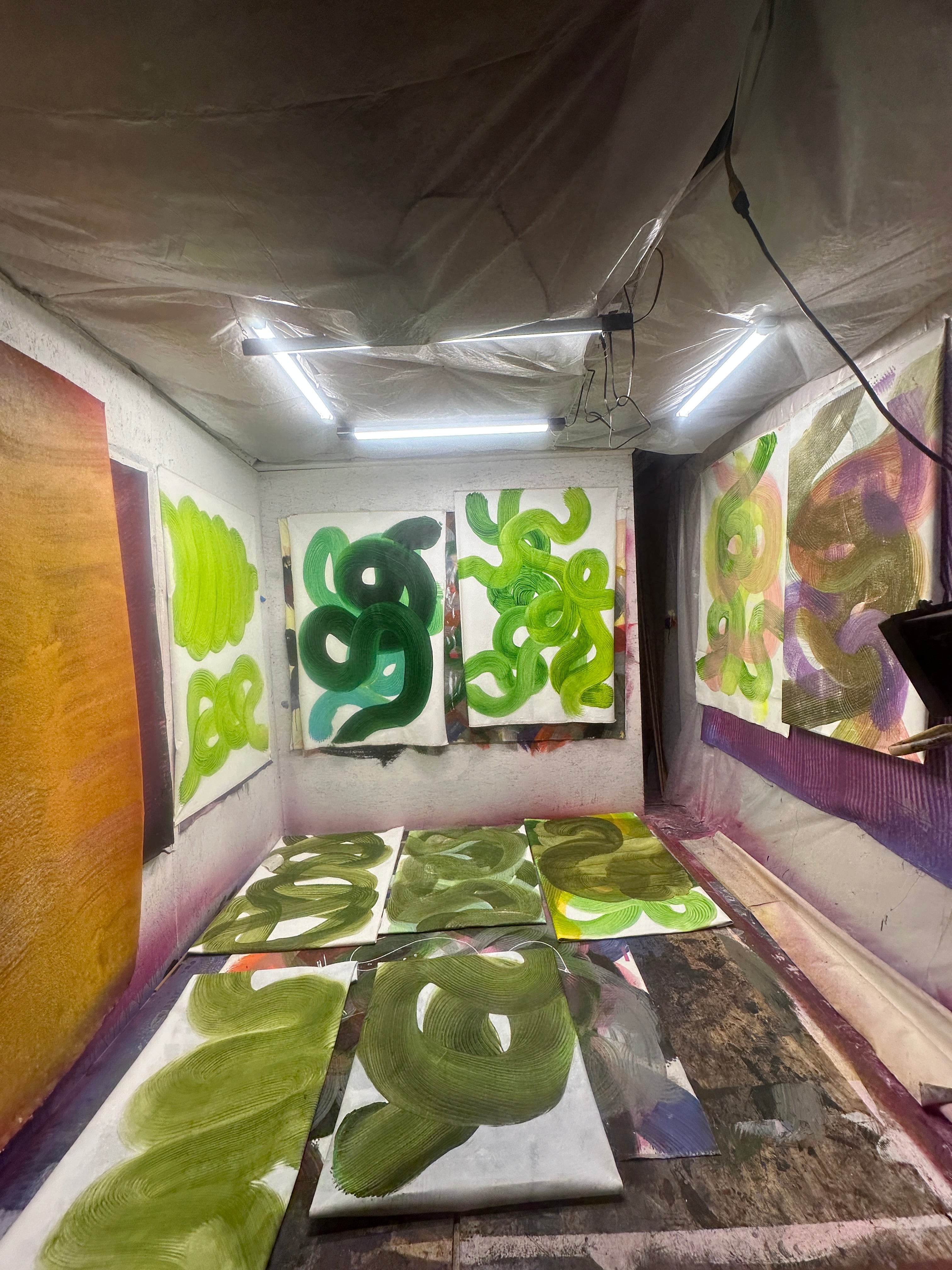 WHORL 02 — Sam Jaspersohn — Abstract Expressionist Painting