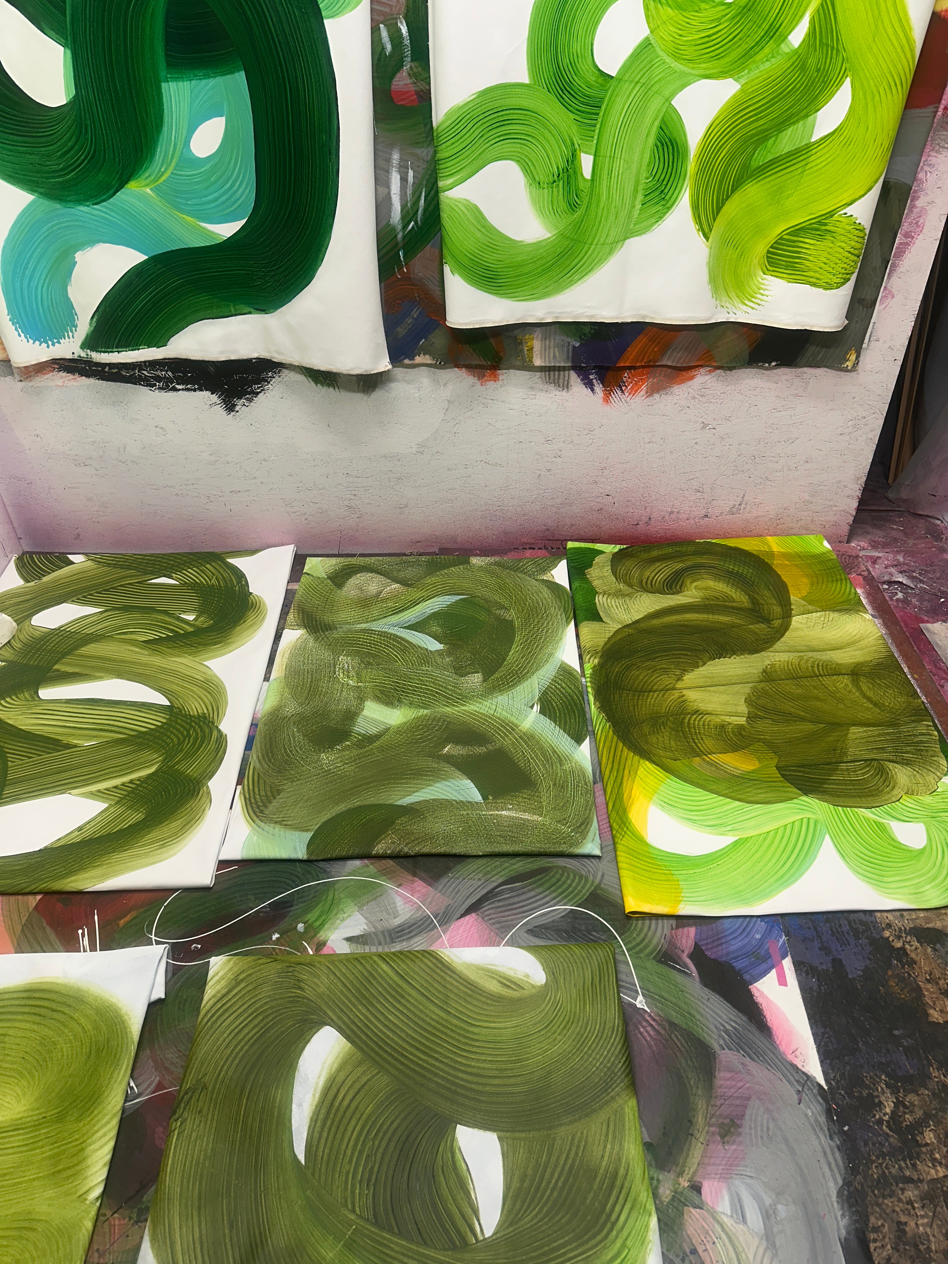 WHORL 02 — Sam Jaspersohn — Abstract Expressionist Painting