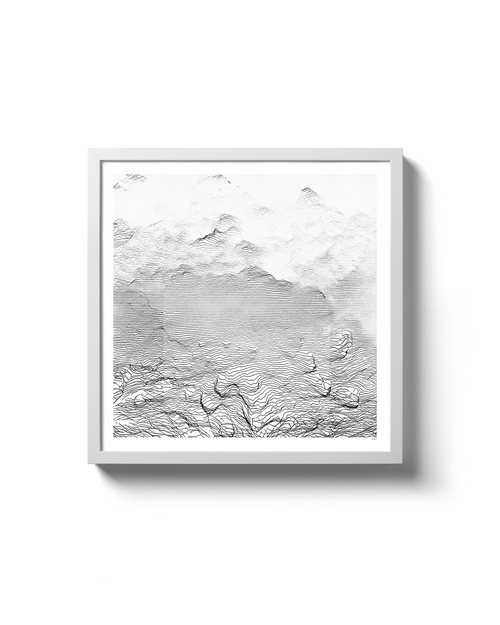 Tides 001, limited edition risograph print by Sam Jaspersohn